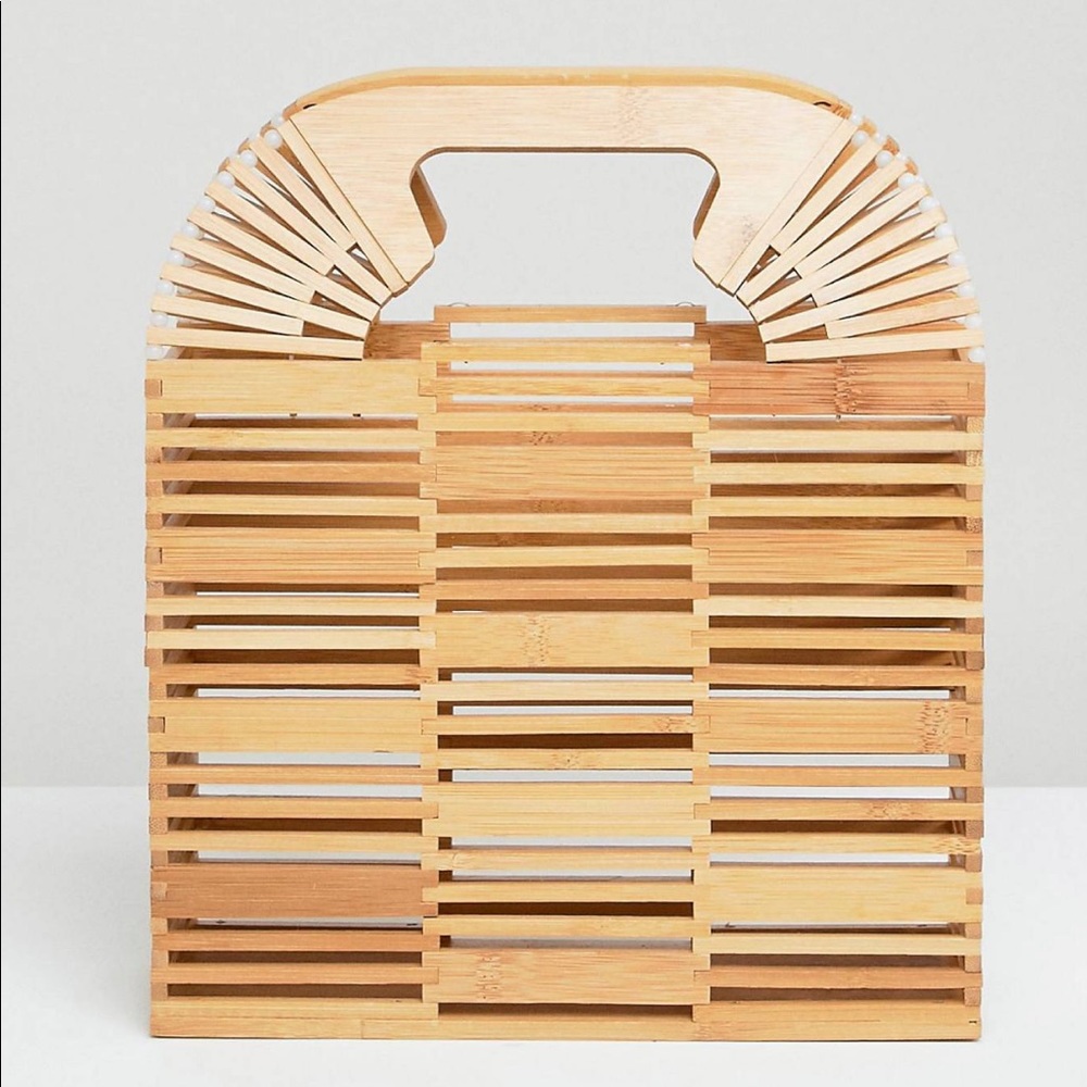 Bamboo Square Purse - Picture 2 of 4